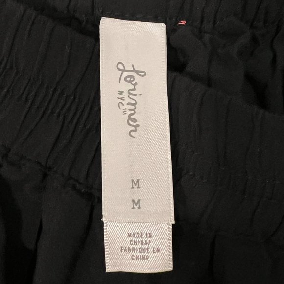 Lorimer NYC Black Flowy Mini Skirt (Medium) - Picture 4 of 5